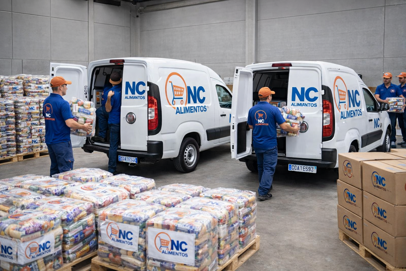 Equipe NC Alimentos - Operações em Larga Escala com Caminhões e Cestas